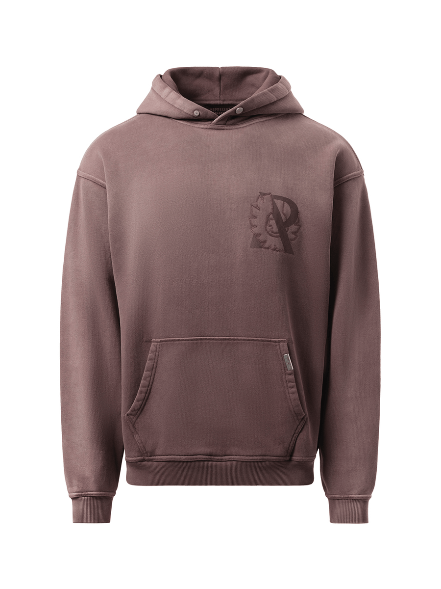 Represent Represent X Belstaff Outline Phoenix Hoodie in Plum