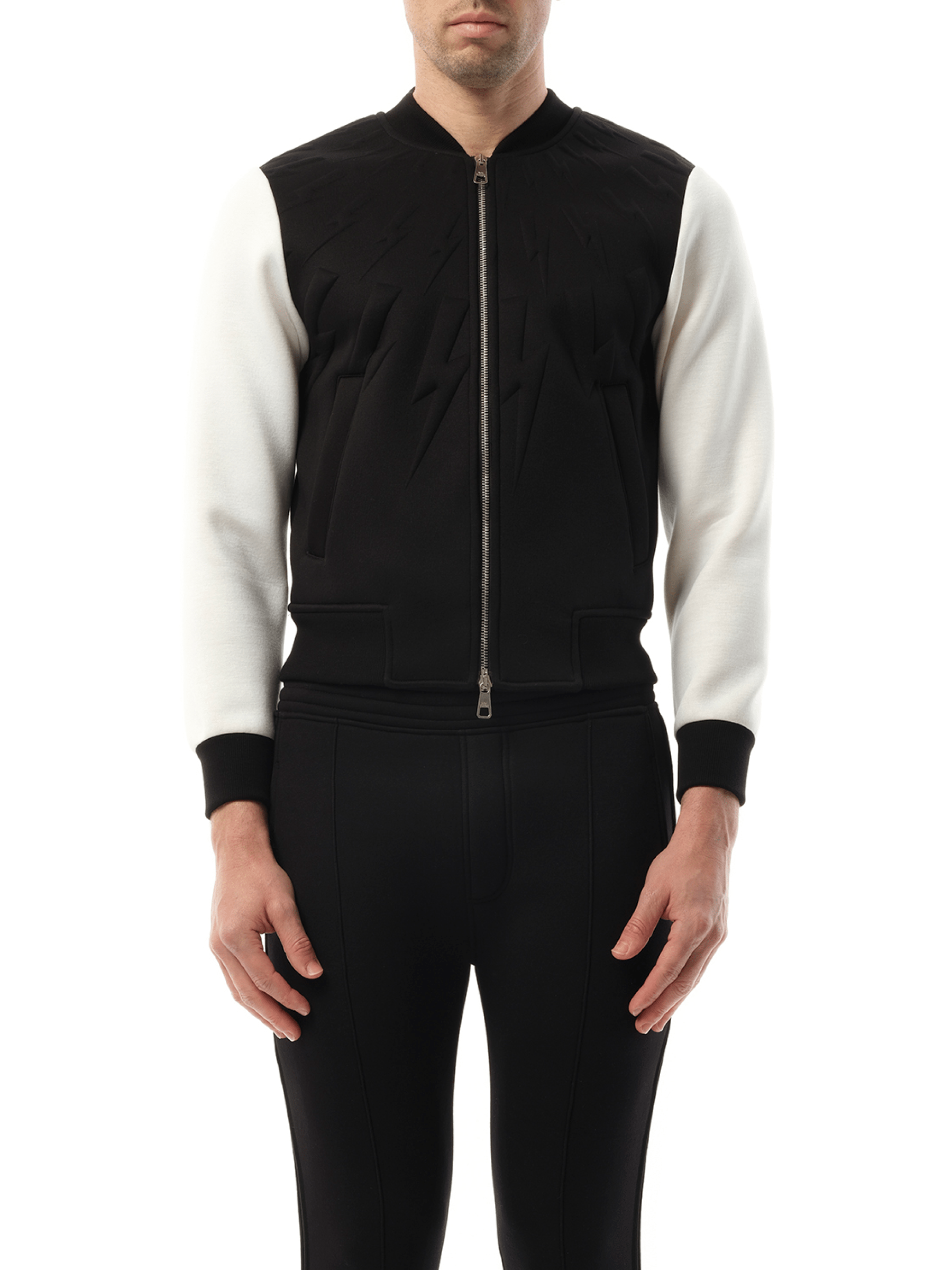 Zip Sweatshirt in Black