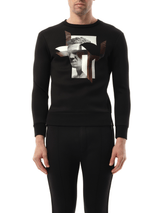 Sweatshirt in Black