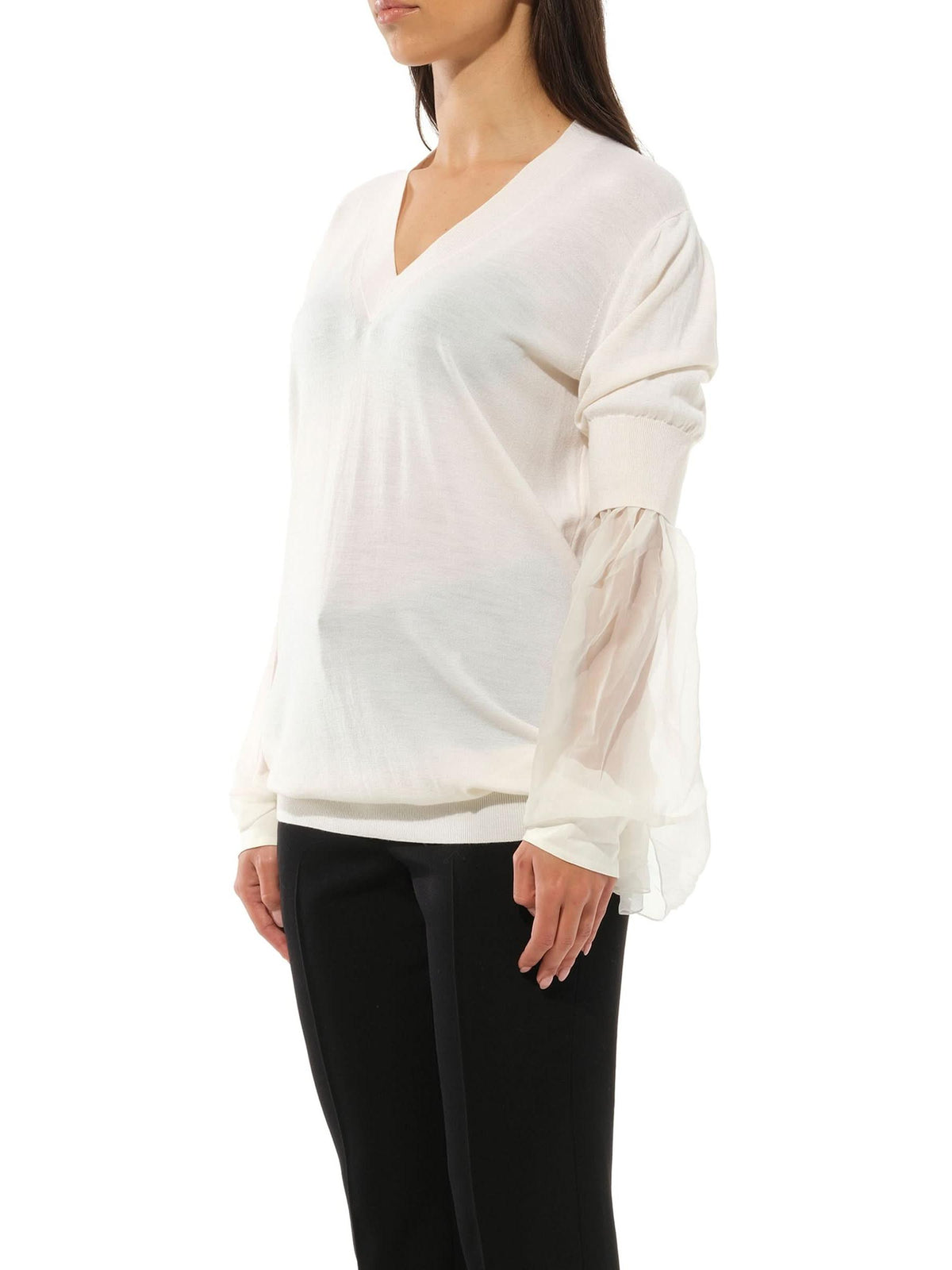 Classic Pullover in White