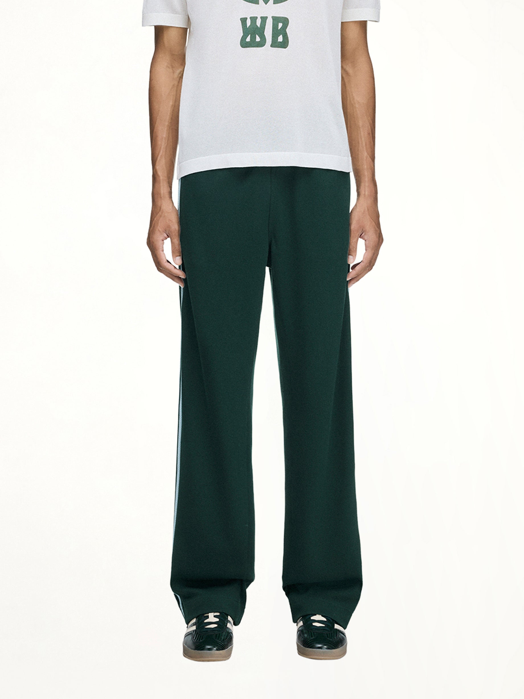 Adidas x WB 80's Track Pants in Green Night