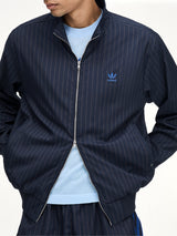 Adidas x WB Pinstripe Track Top in Night Navy