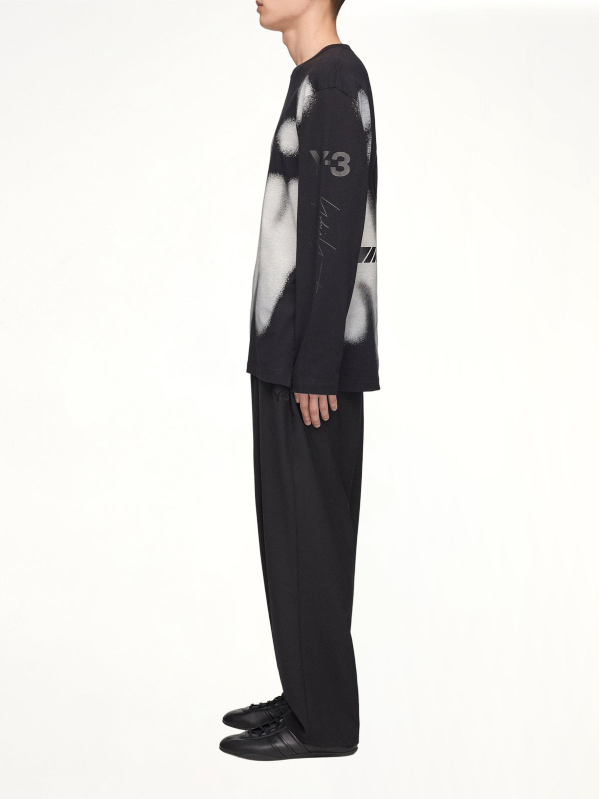 F1 Yohji LS T-Shirt in Black