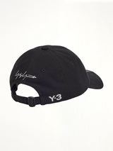 Y-3 X Mercedes Dad Cap in Black