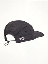 Y-3 Mer Run Cap in Black