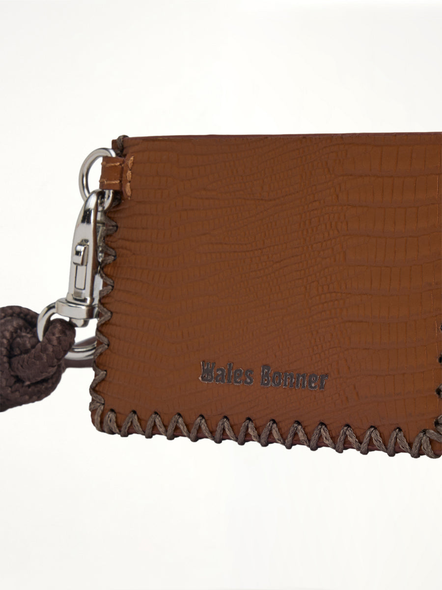 Adidas x WB Lanyard in Dark Brown