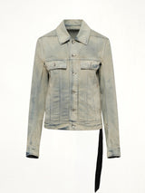 Trucker Worker Jacket in Mineral Pearl