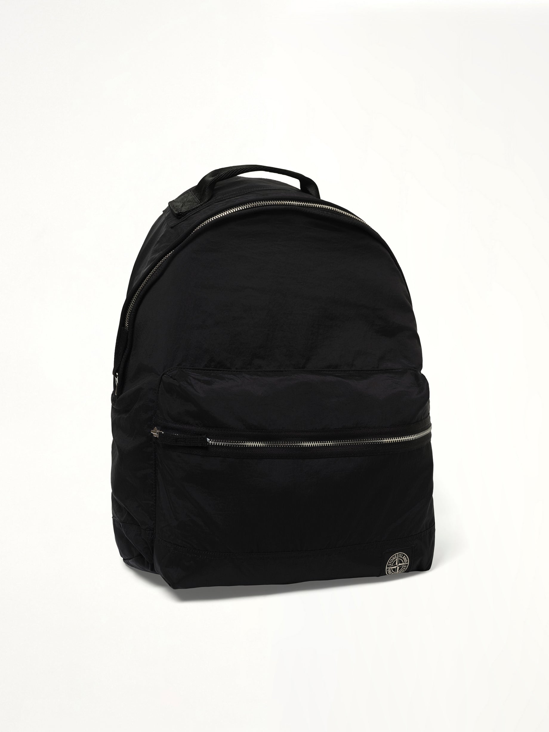 9200016 Coated Nylon Backpack in Black