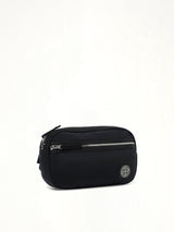 9200014 Coated Nylon Belt Bag in Black