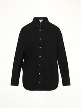 Wrap Shirt in Black