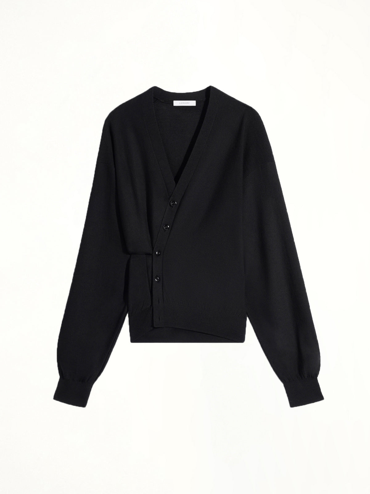 Twisted Cardigan in Black