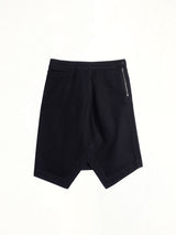 Asymmetric Short Skirt in Black