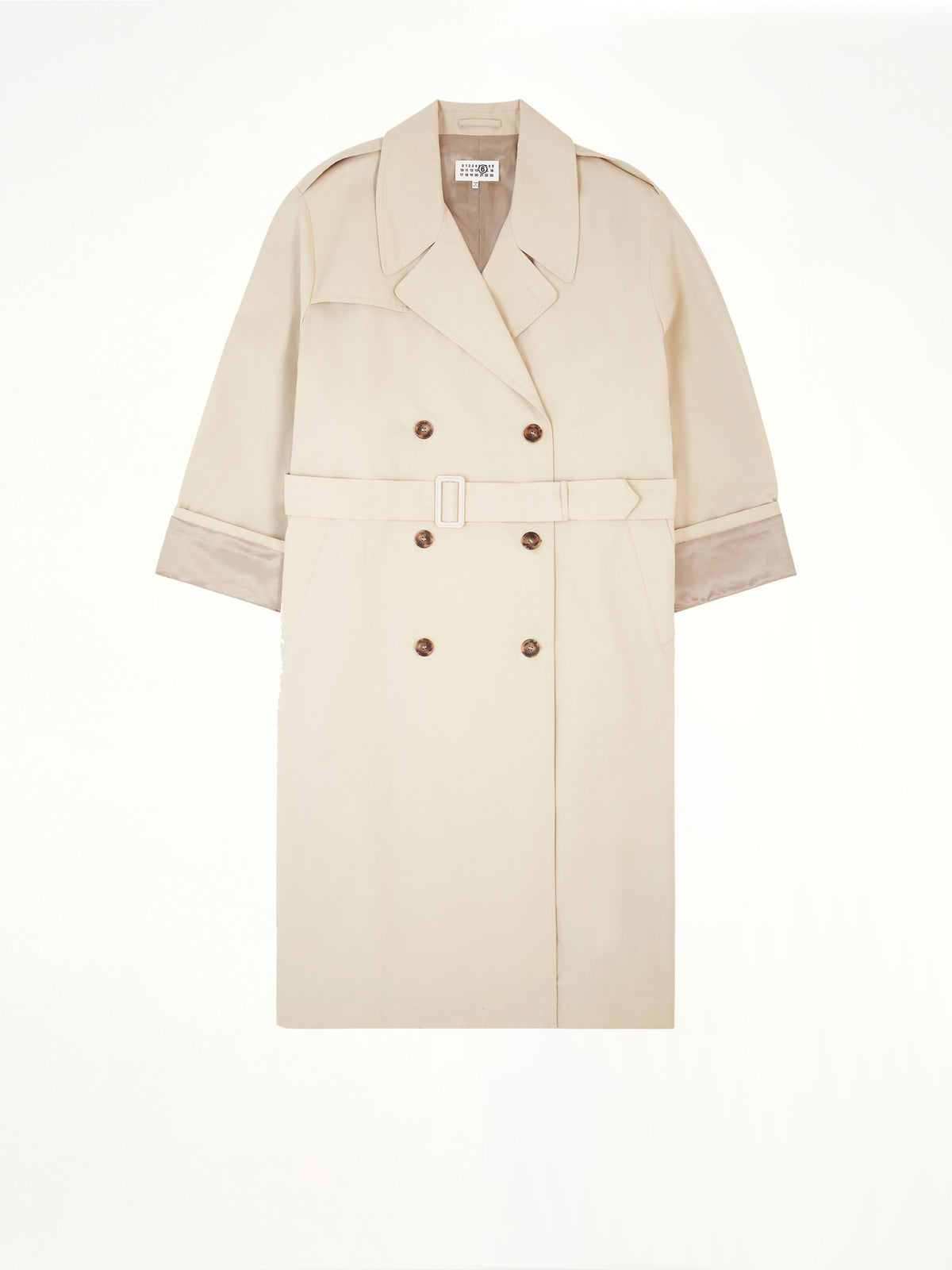 Trench Coat in Ecrù