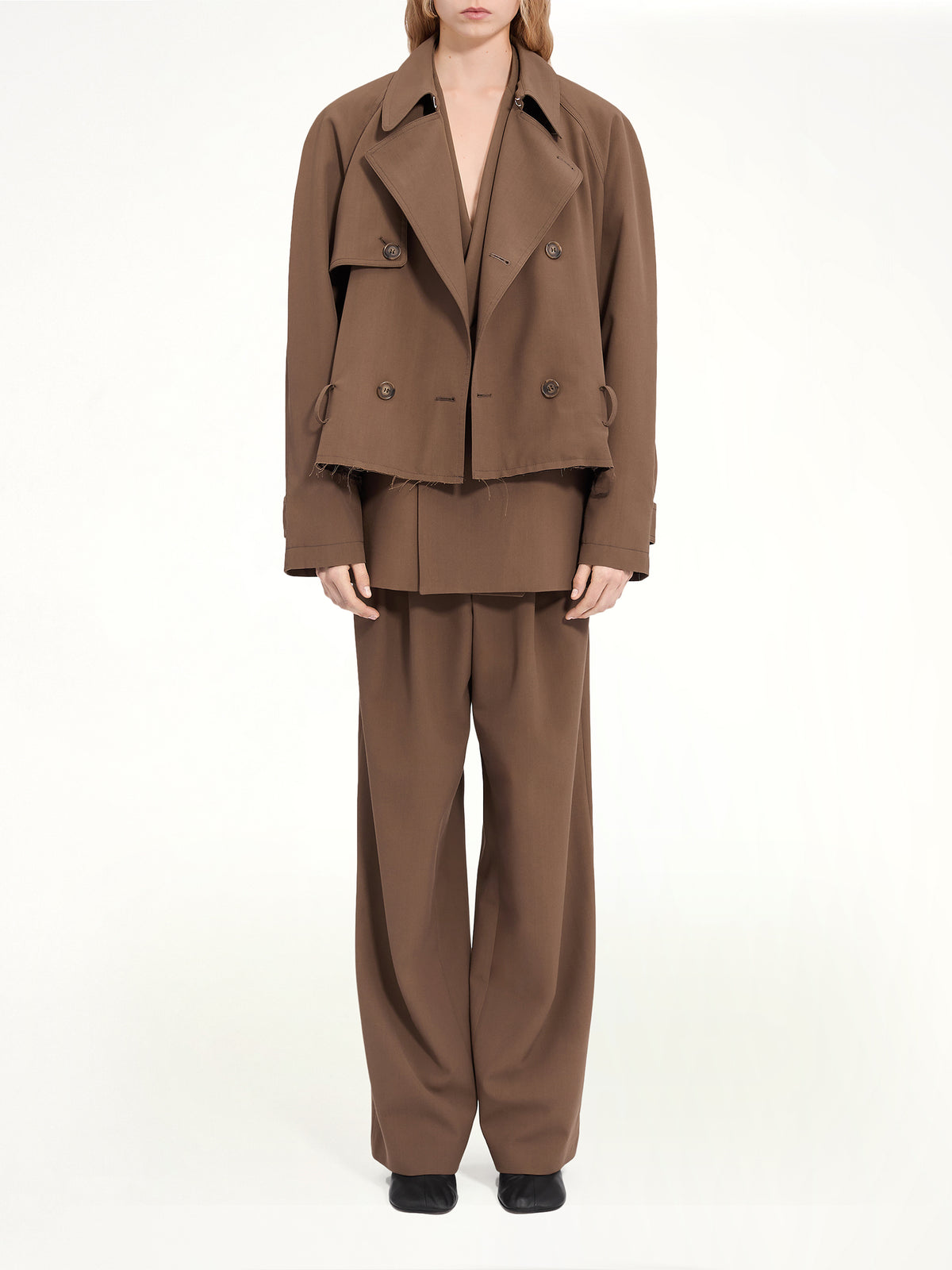 Short Trench in Brown