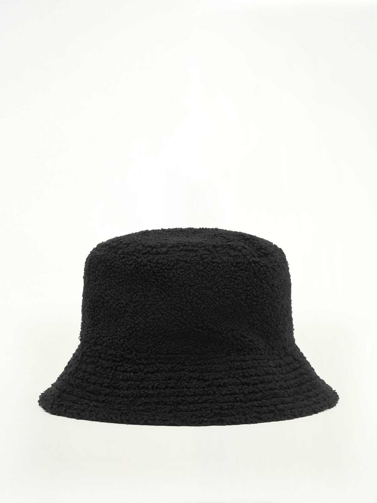 Reversible Teddy Hat in Black