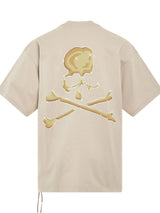 Brilliant Logo Boxy Fit T-Shirt in Beige