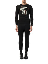 Sweatshirt in Black