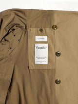 Cropped Trench in Khaki