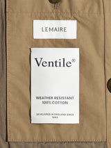 Cropped Trench in Khaki
