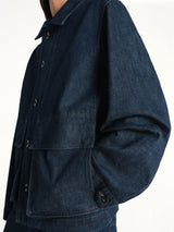 Boxy Heavy Jacket in Denim Indigo