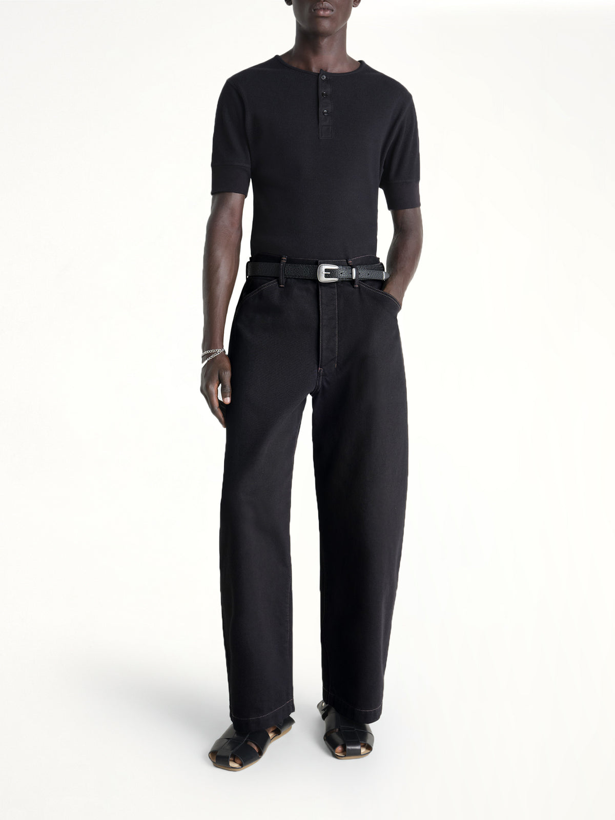 Maxi Workwear Pants in Black