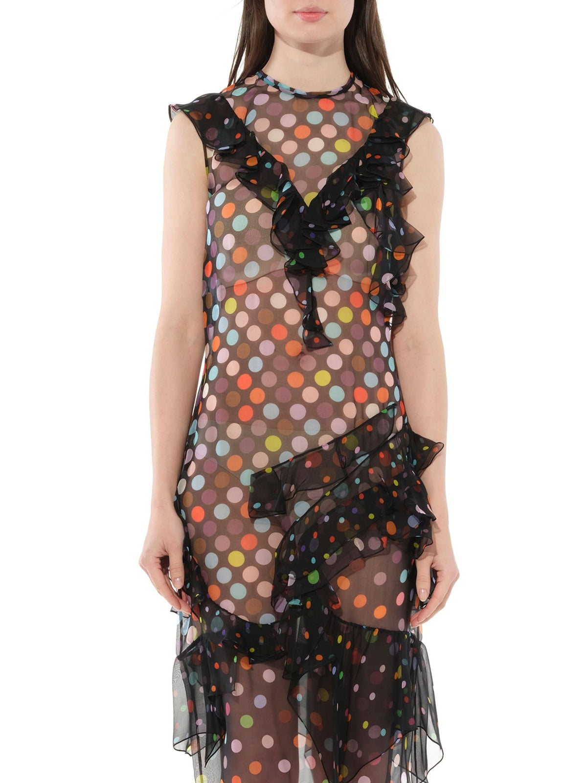 Podium Sleeveless Dress in Multicolor