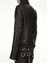 Vega Leather Jacket in Black
