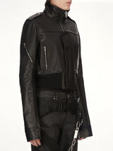 Rev Leather Jacket in Black