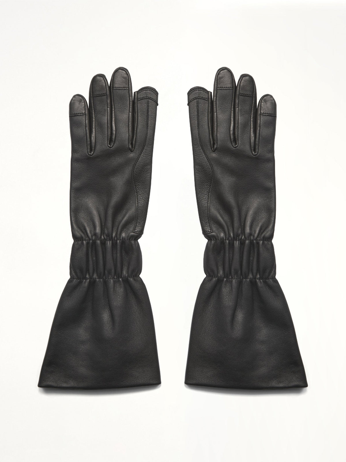 Cuffed Gloves in Black
