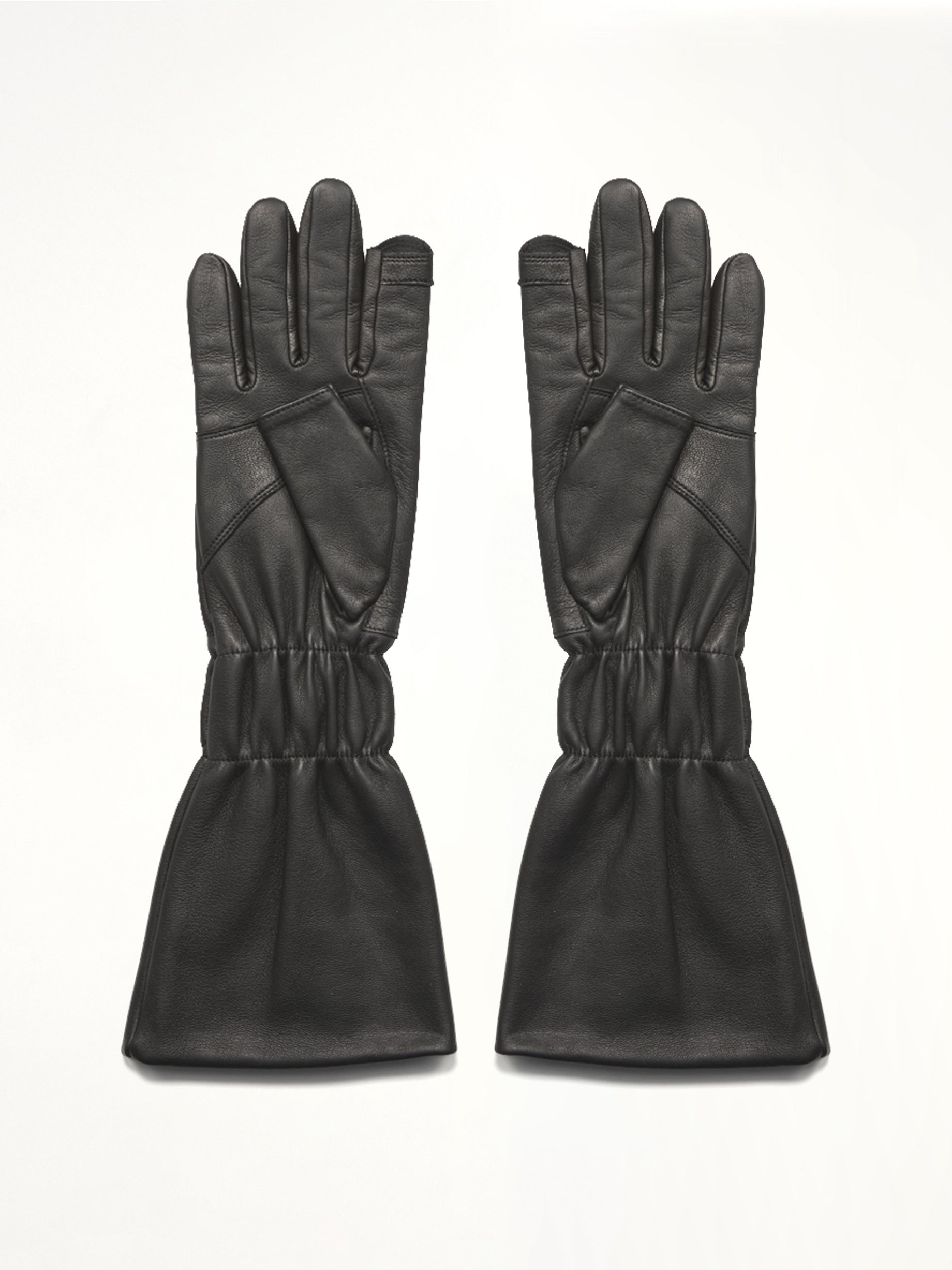 Cuffed Gloves in Black