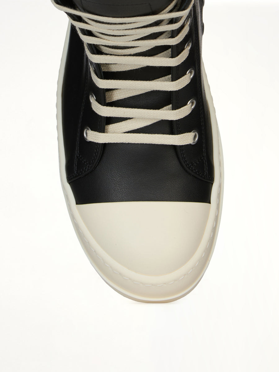 Sneaks in Black/Milk  | RICK OWENS