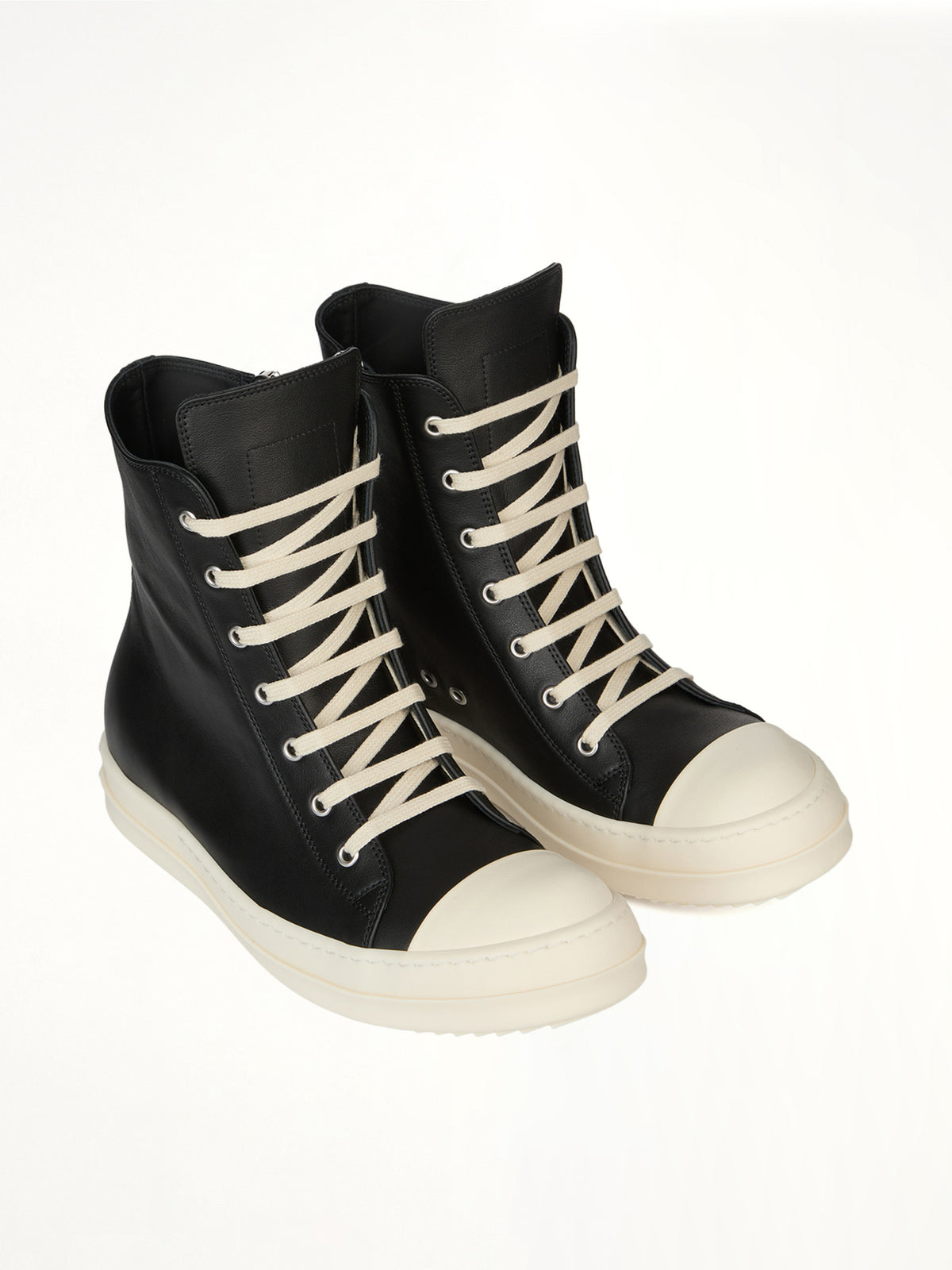 Sneaks in Black/Milk  | RICK OWENS