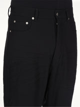 Wool Bolan Bootcut in Black