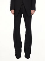 Wool Bolan Bootcut in Black