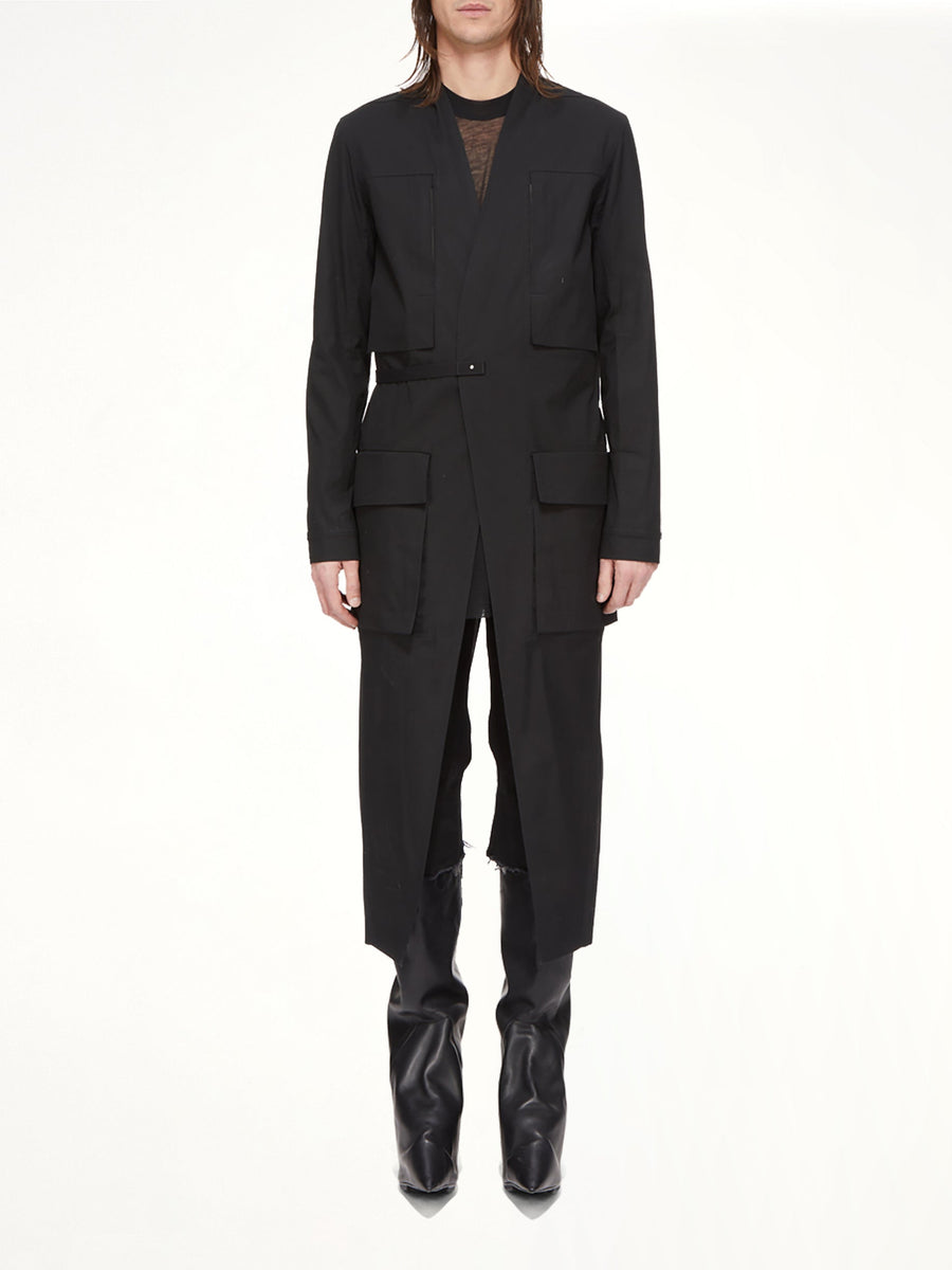 Lab Coat in Black