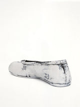 Tabi Ballerina in White Paint