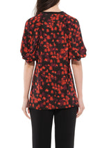 Short Sleeve Top in Multicolor