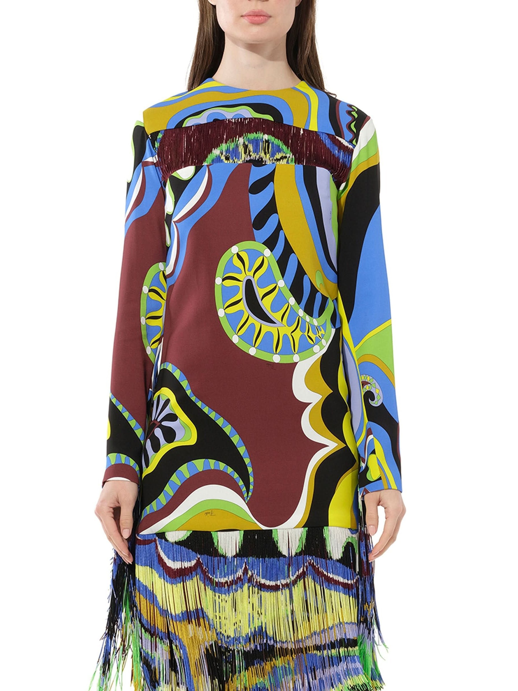 Tassel Dress in Multicolor