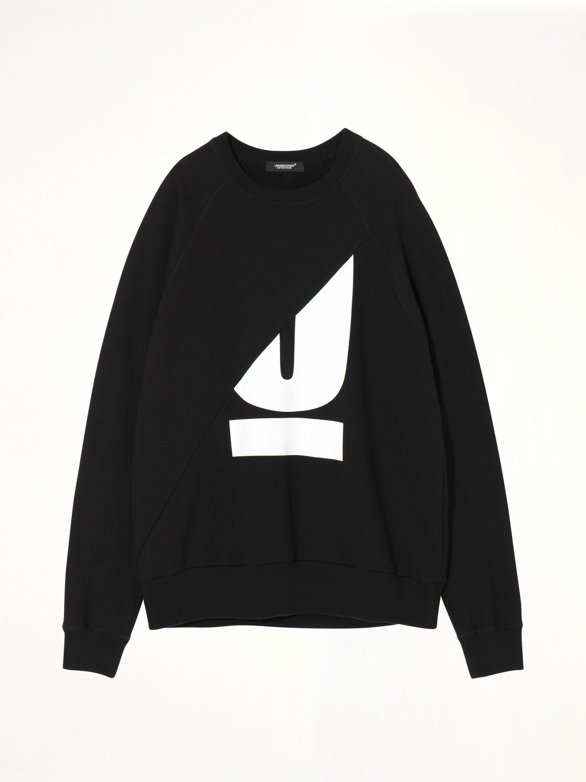 Split U Sweatshirt in Black