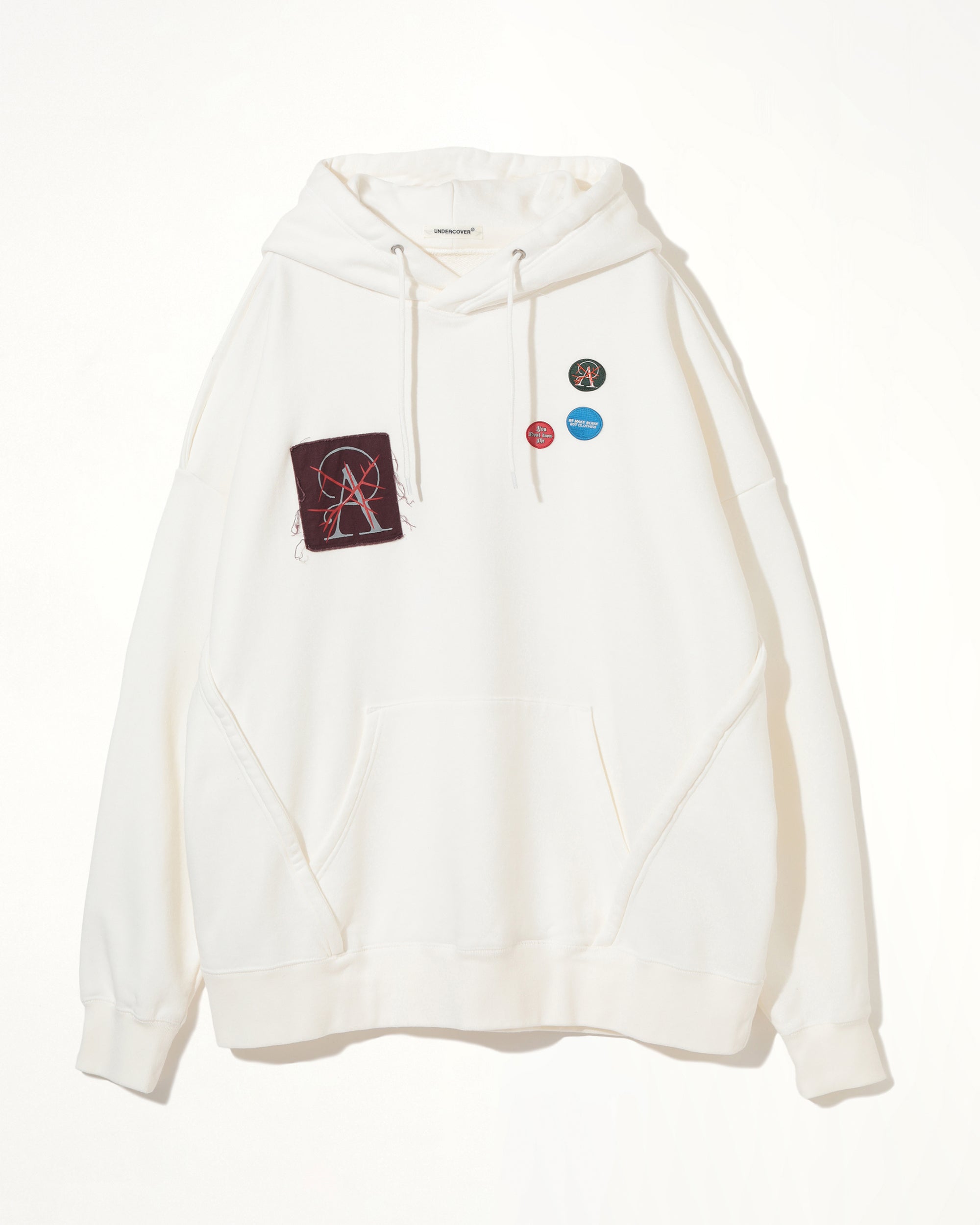 Patches Hoodie in White