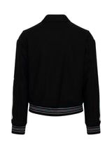 Amiri Bones Varsity Jacket in Black