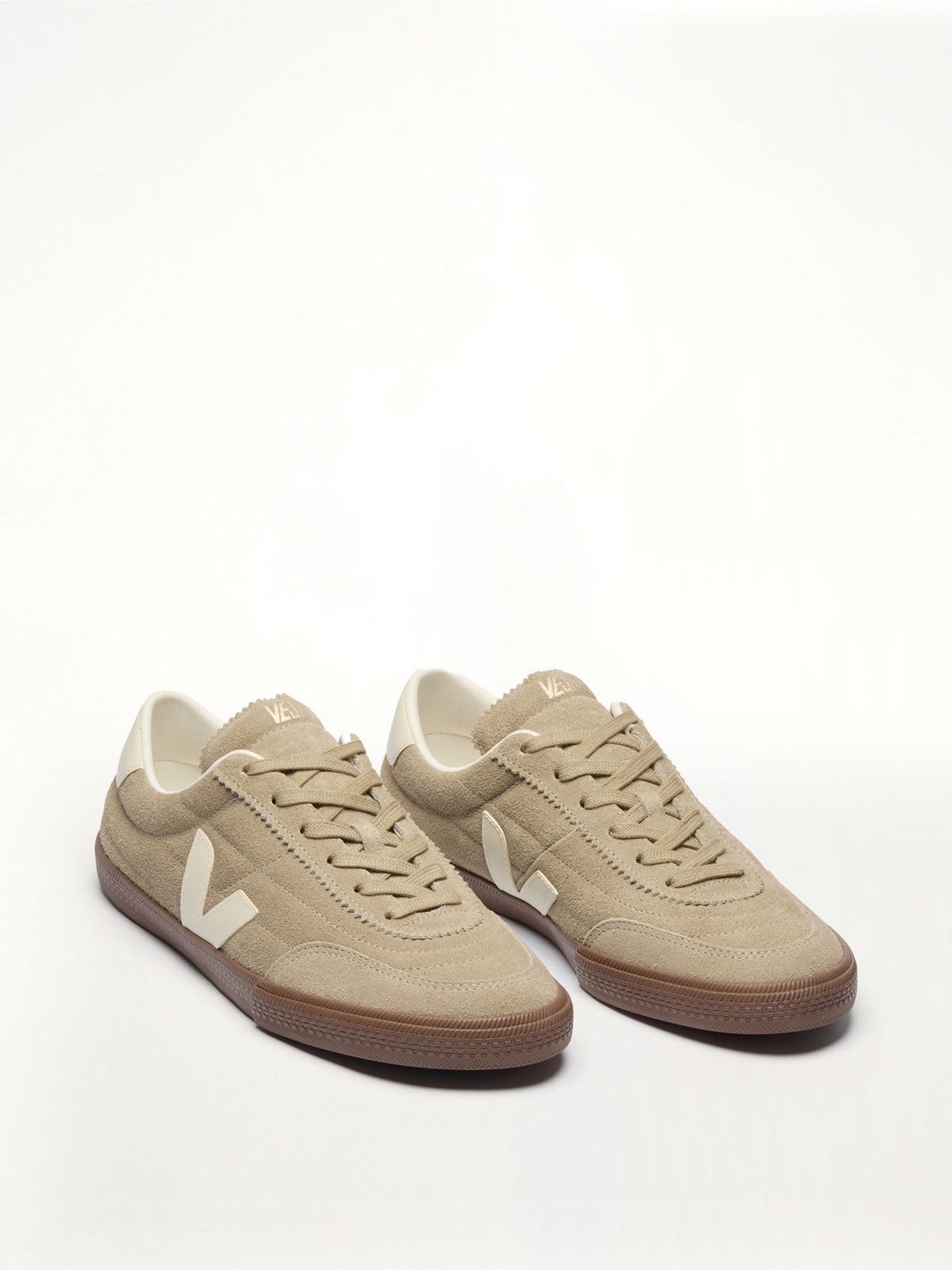Paneka Suede Sneaker in Taupe/Pierre