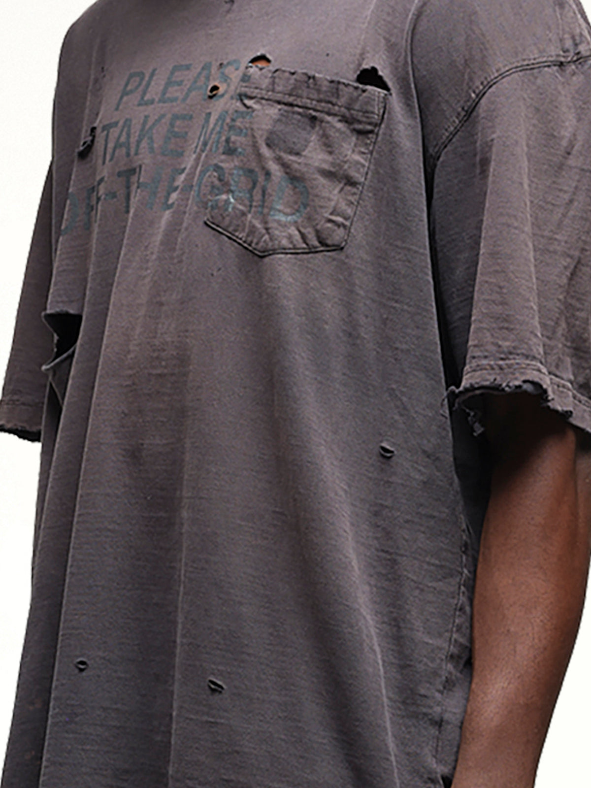 Reworked Work T-Shirt in Black