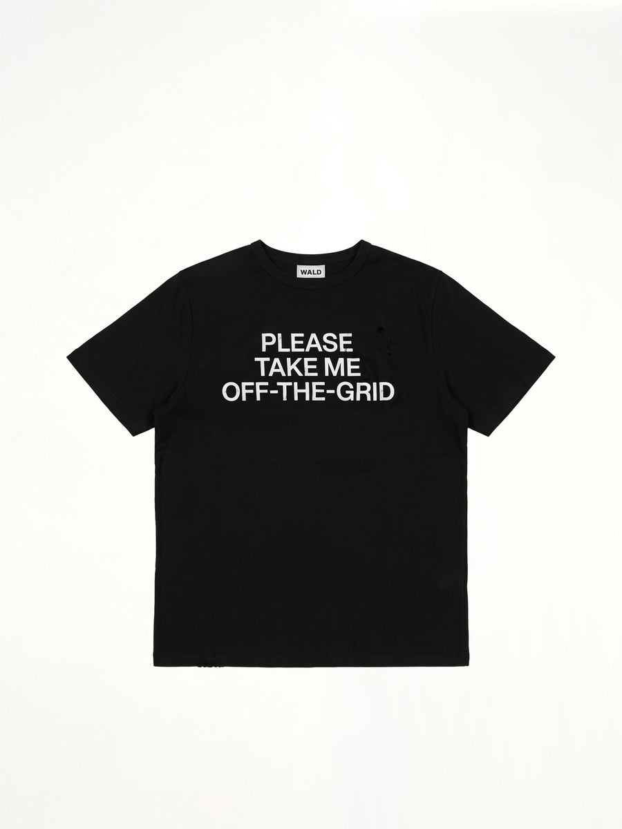 Wald Off-Grid T-Shirt in Black