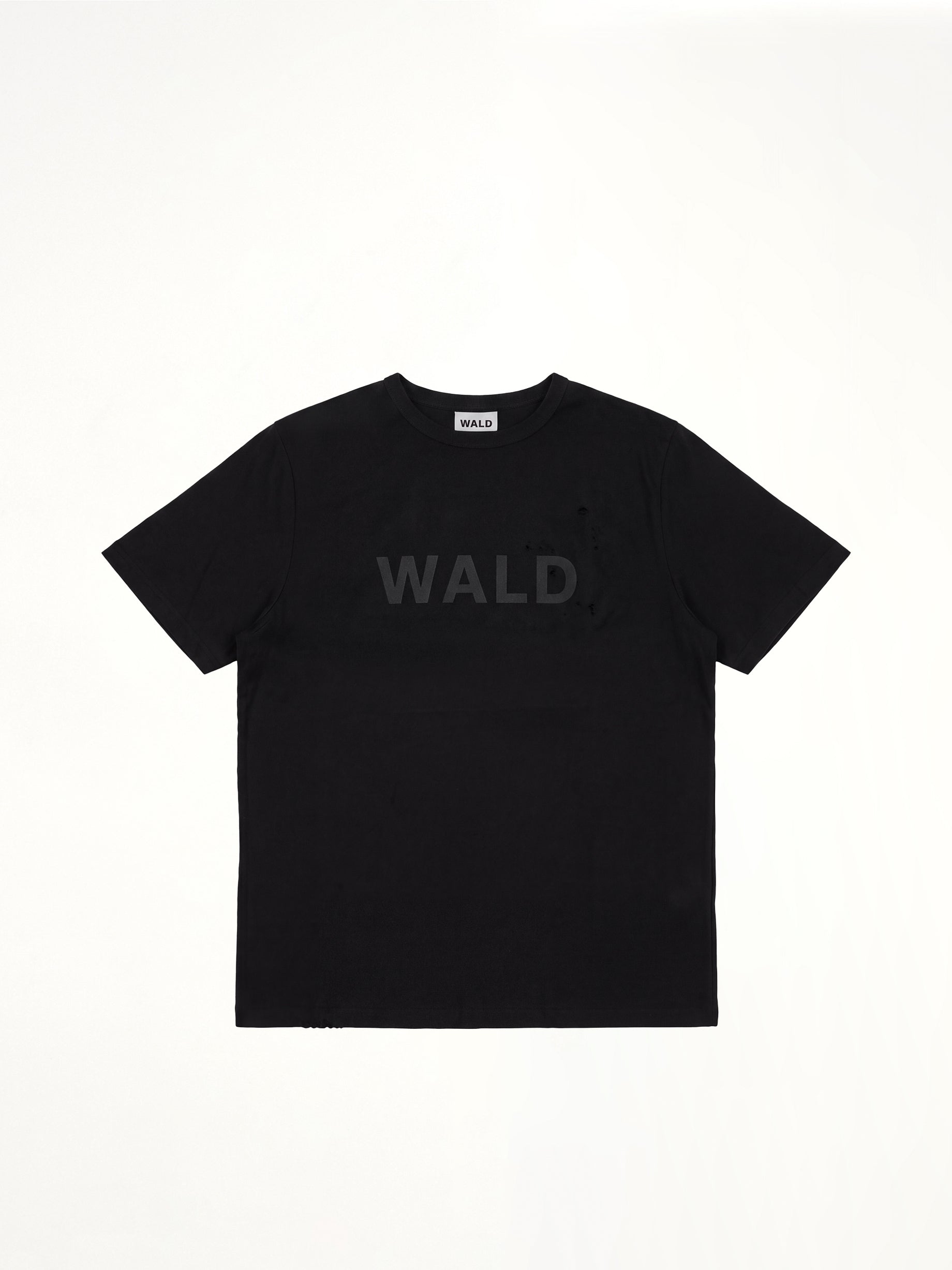 Wald Logo T-Shirt in Black