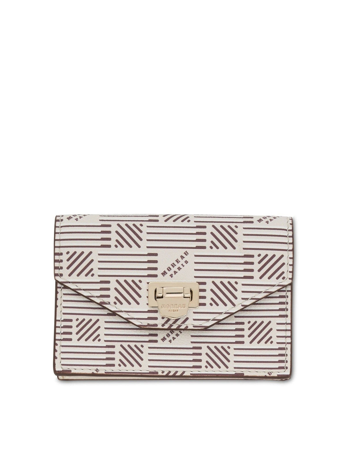 Flap Wallet with Gusset in Champagne