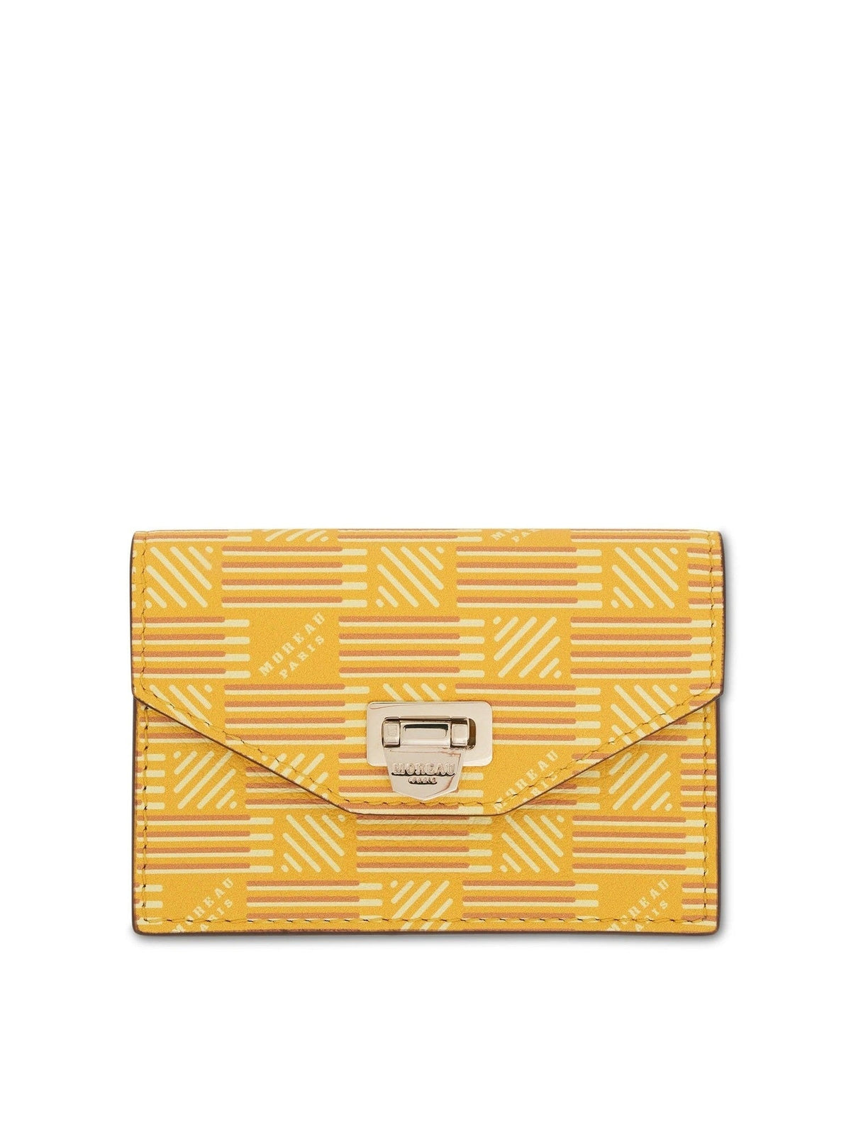 Flap Wallet with Gusset in Yellow