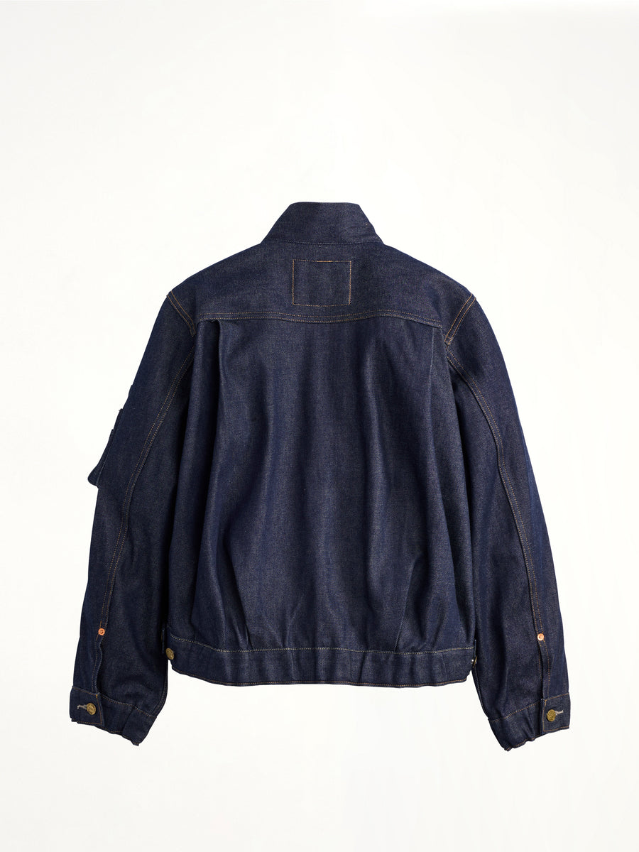 Sacai x Levi's Womens Denim Blouson in Indigo