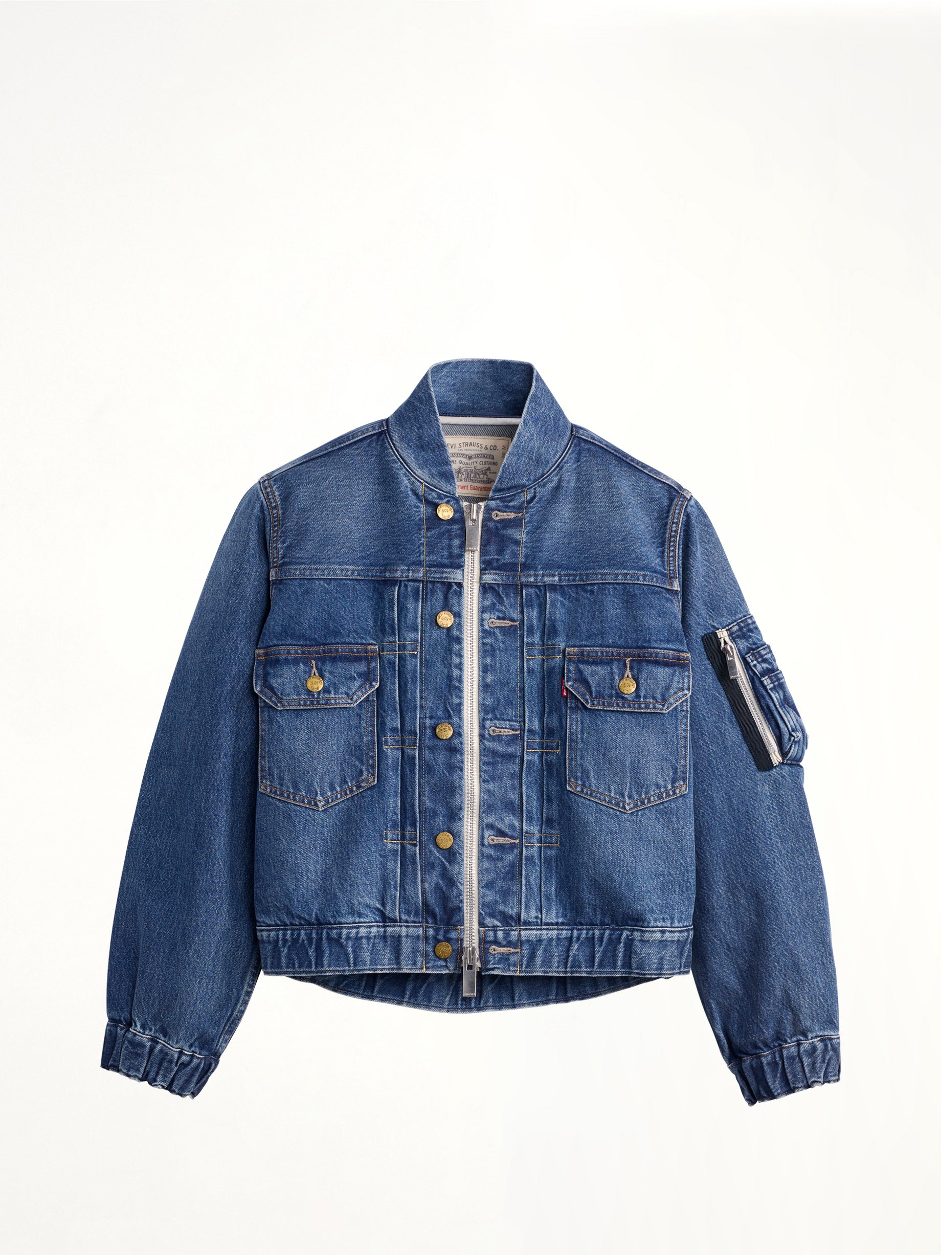 Sacai x Levi's Womens Denim Blouson in Blue
