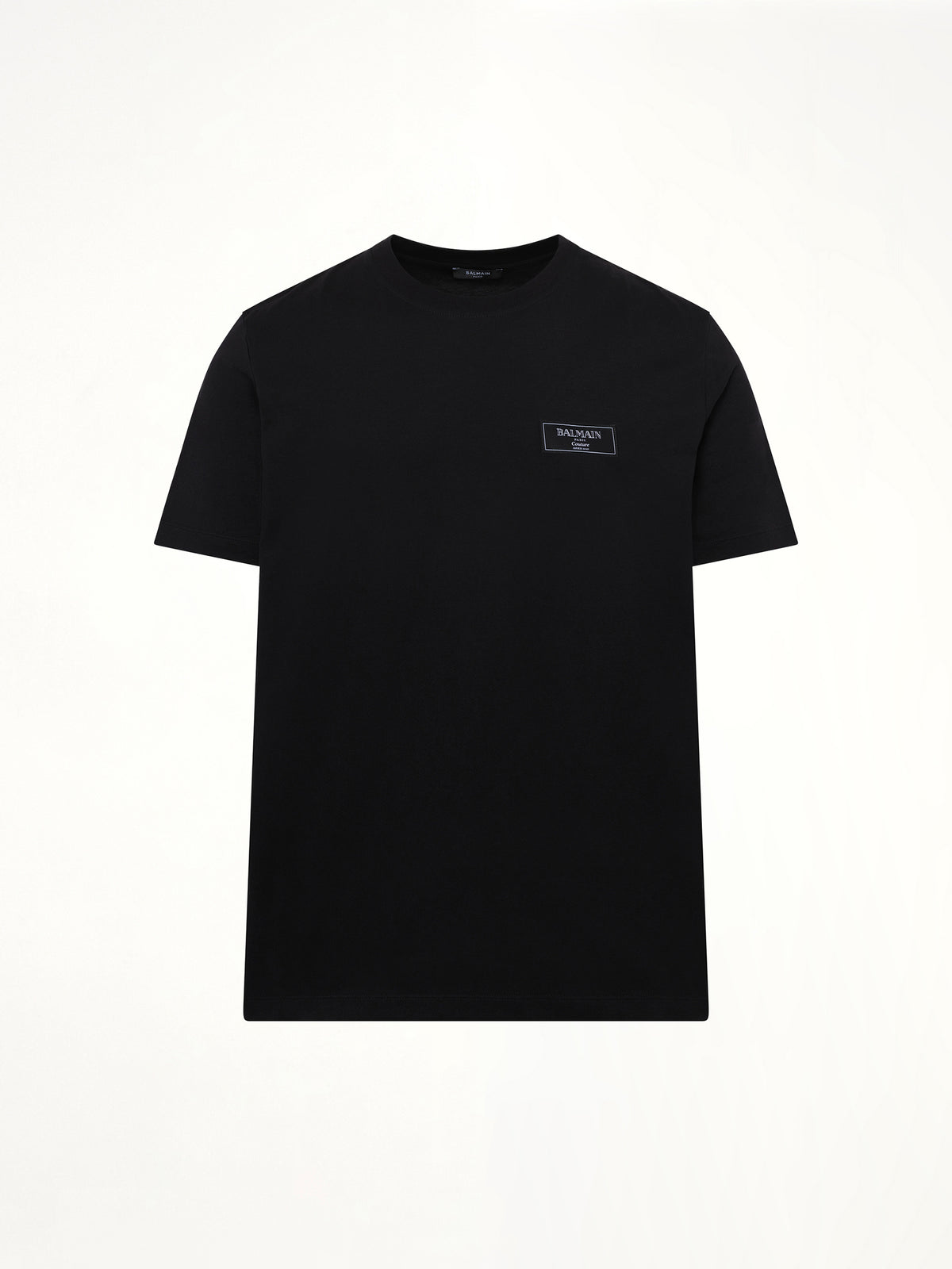 Couture Label Regular T-Shirt in Black